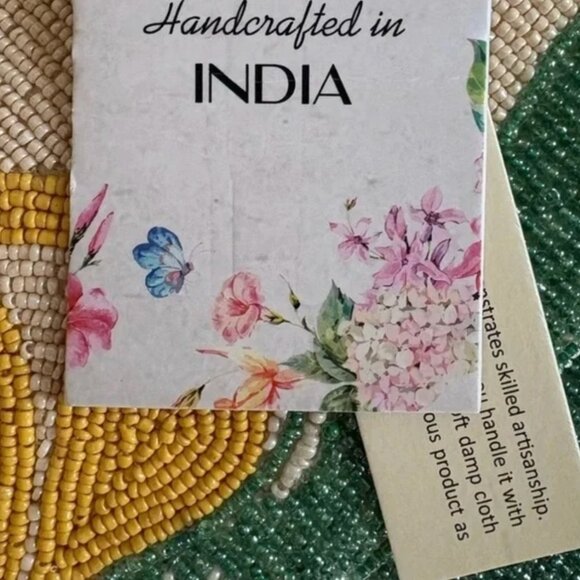 Handcrafted in India Beaded Diver Swim Sun Shoulder Bag NWT Tik Tok Viral - Picture 4 of 6